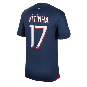 Paris Saint-Germain Vitinha Ferreira #17 Replika Hjemmebanetrøje 2023-24 Kortærmet